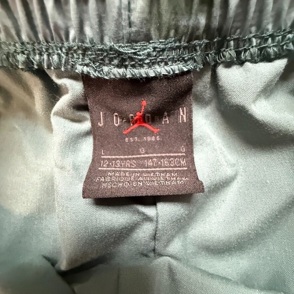 Jordan Nike Boys Flight MVP Printed‎ Woven Shorts NWT - Size L - Oxidized Green - Picture 5 of 9